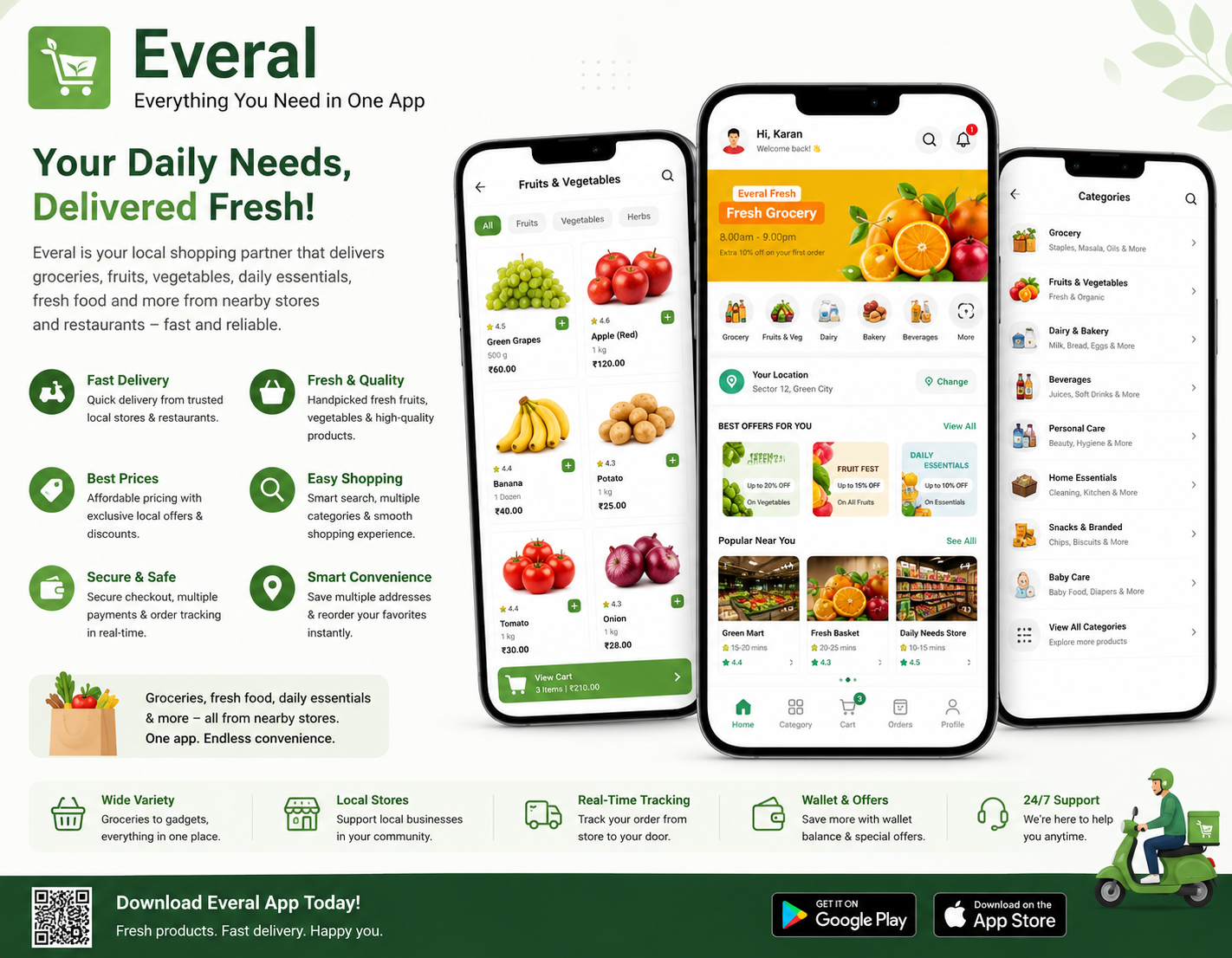 Everal Hyperlocal Delivery Platform