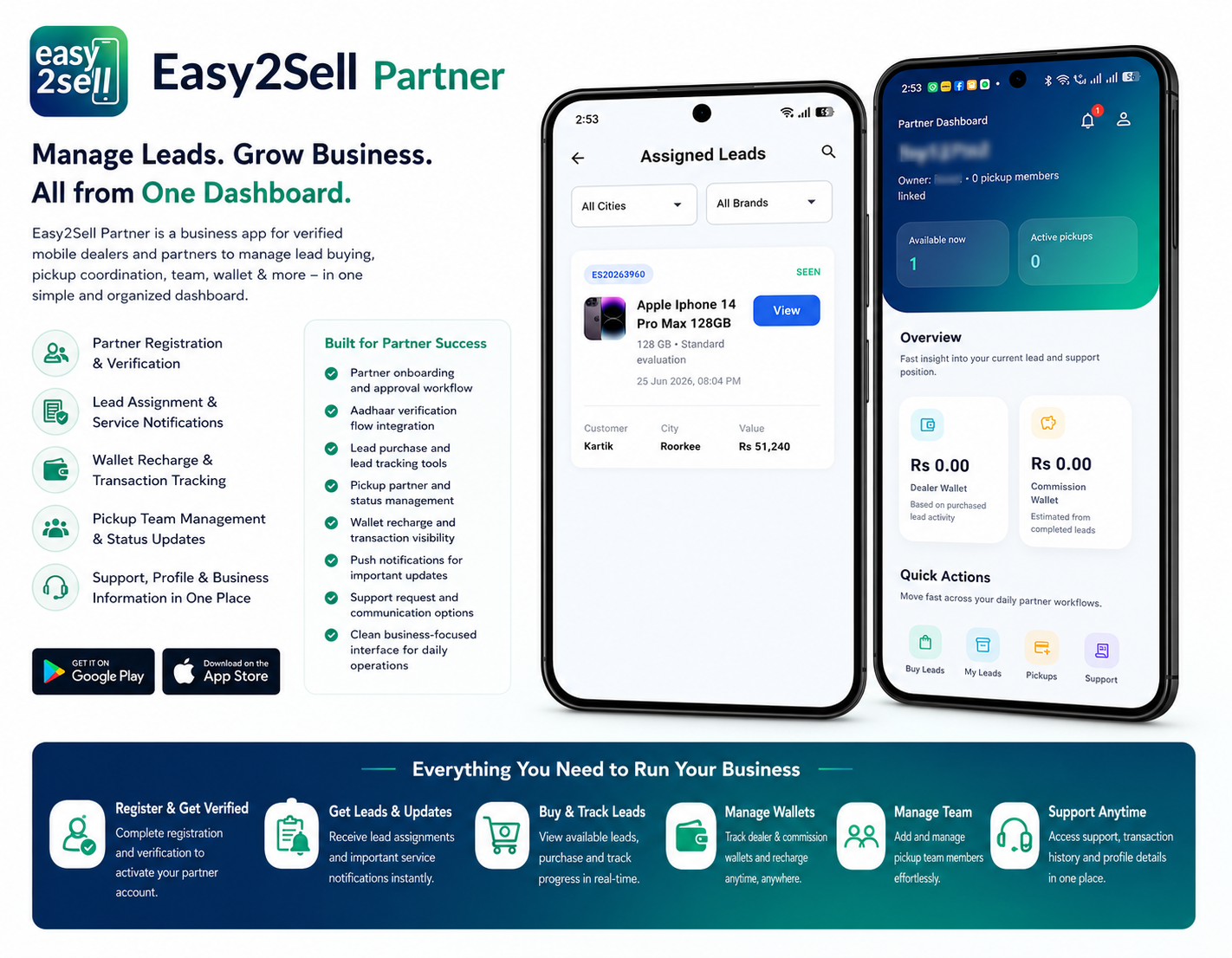 Easy2Sell Partner App