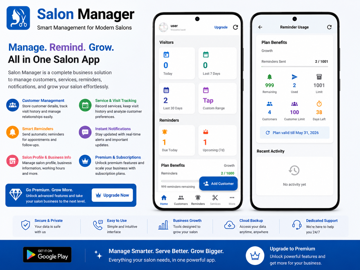 Saloday Salon Management App